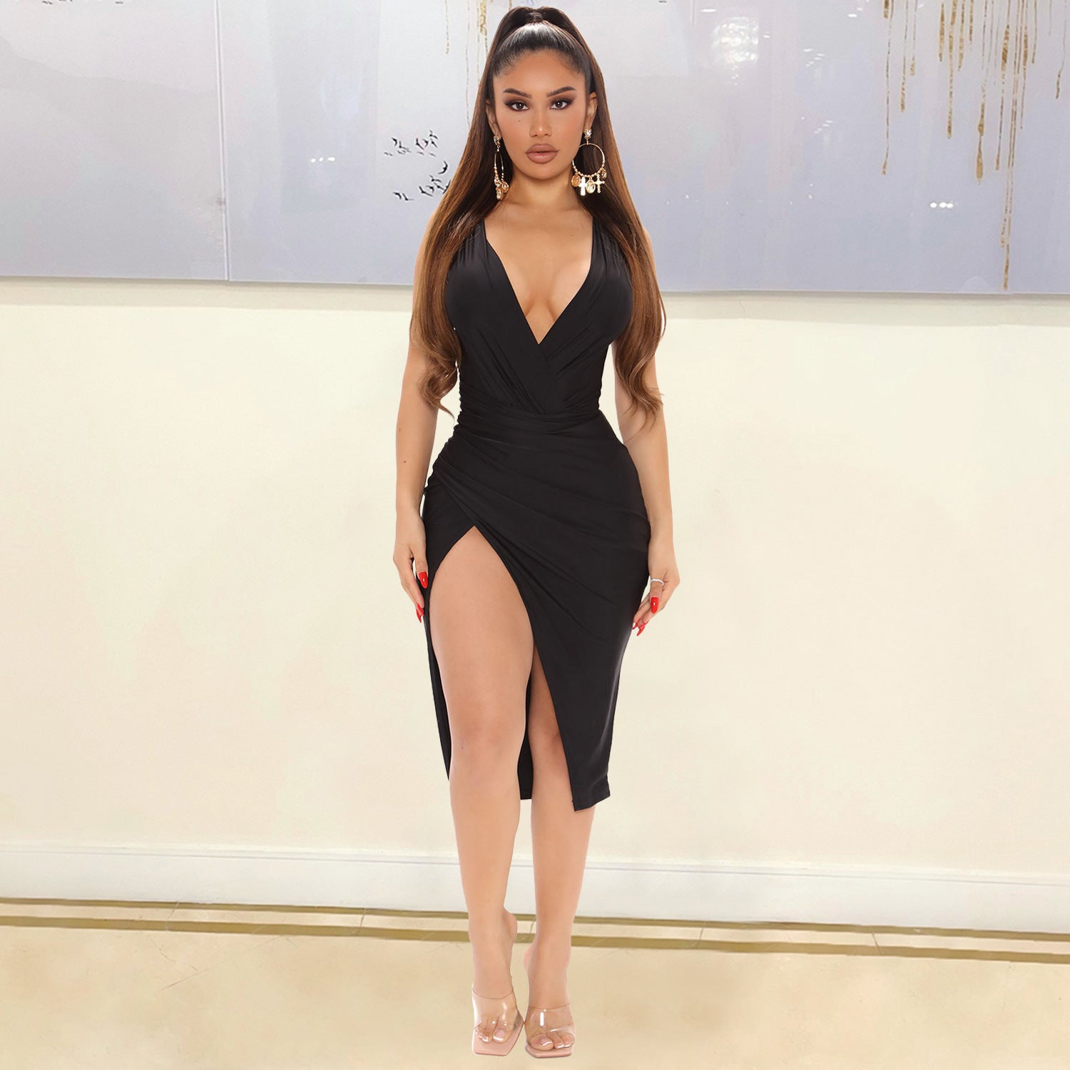 Heather V Chest Dress