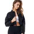 SLN Short Denim Jacket