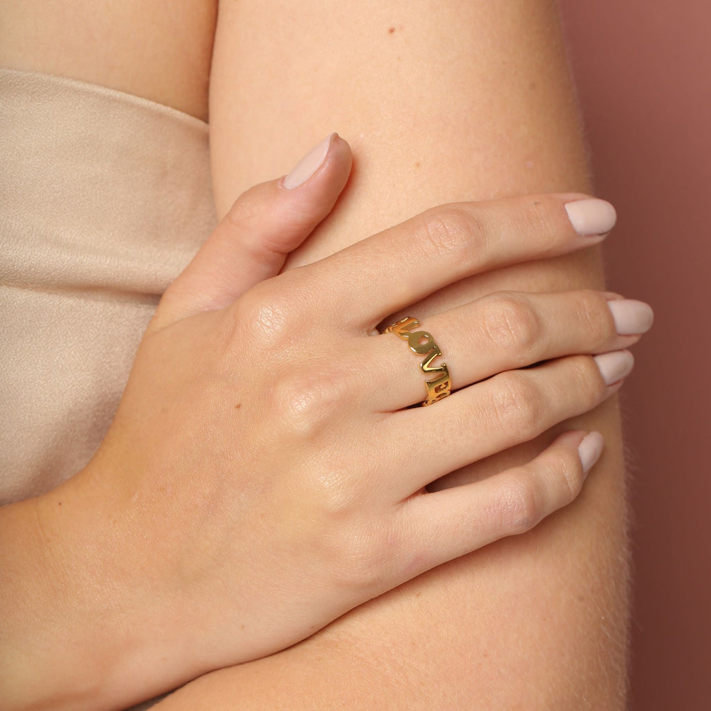 Peace & Love Ring