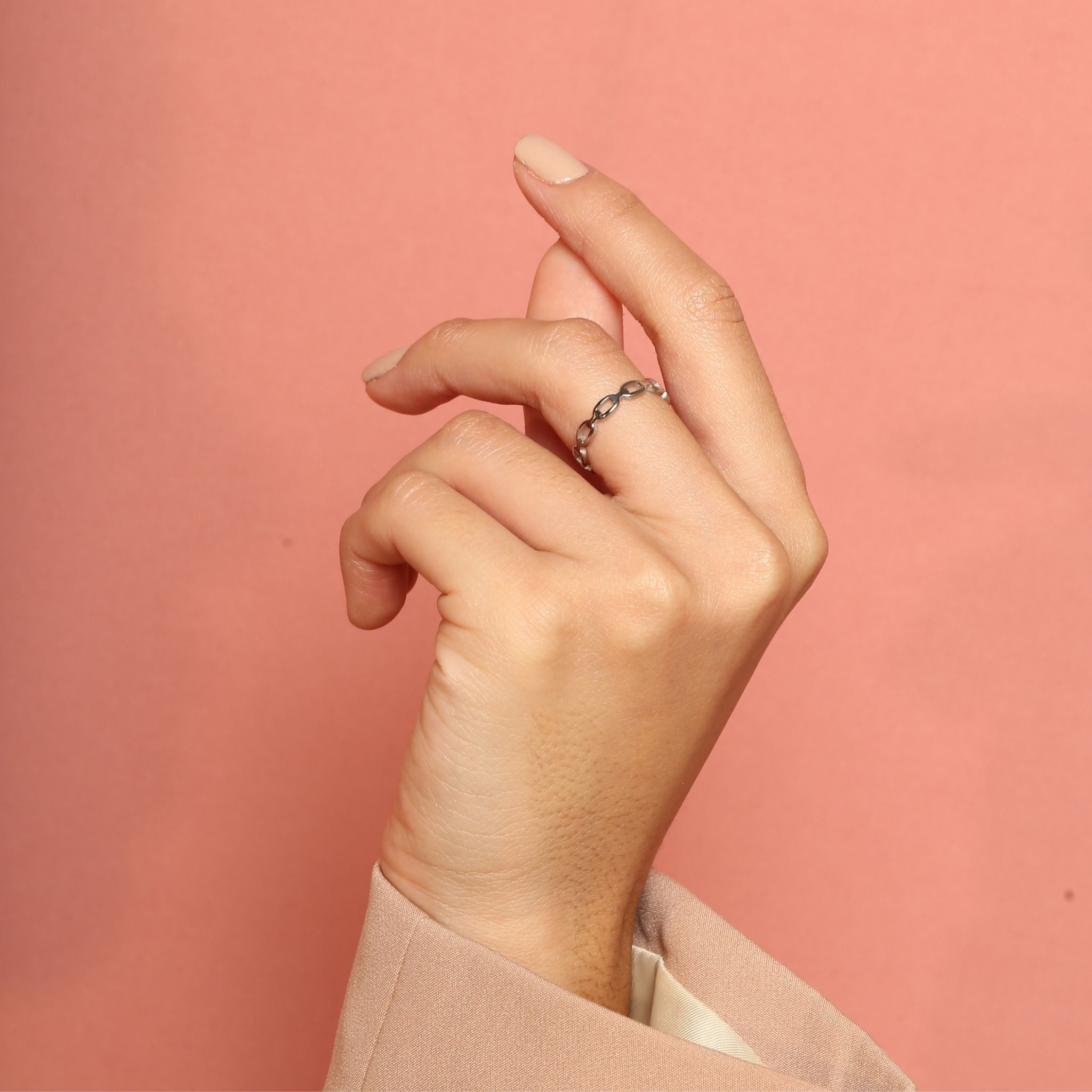 Silver Cleo Ring