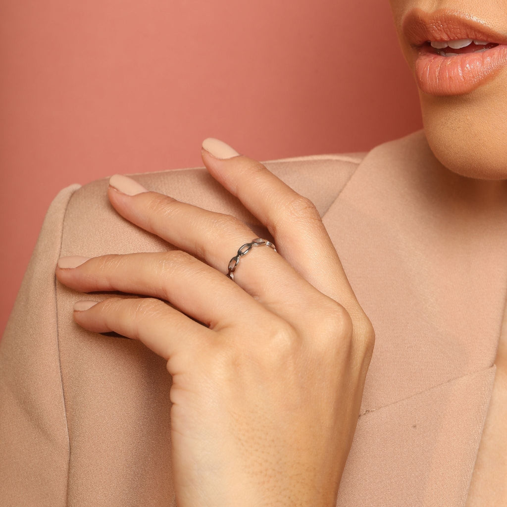 Silver Cleo Ring